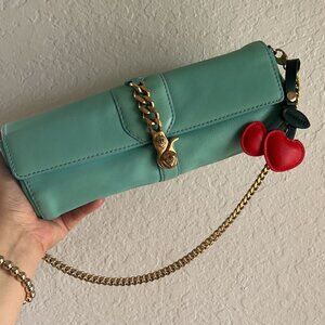 Juicy couture| Vintage 100% leather barrel bag